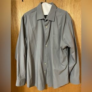 Arrow Gray 17 1/2 34/35 Dress Shirt